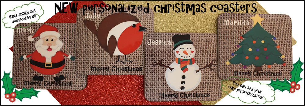Christmas Coasters - Christmas is just around the corner!