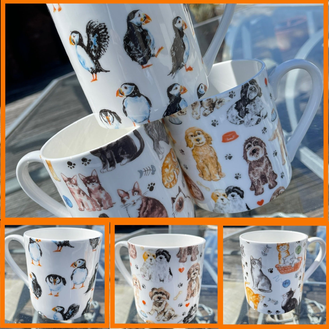 Wildlife 1 Pint China Mugs Gifts