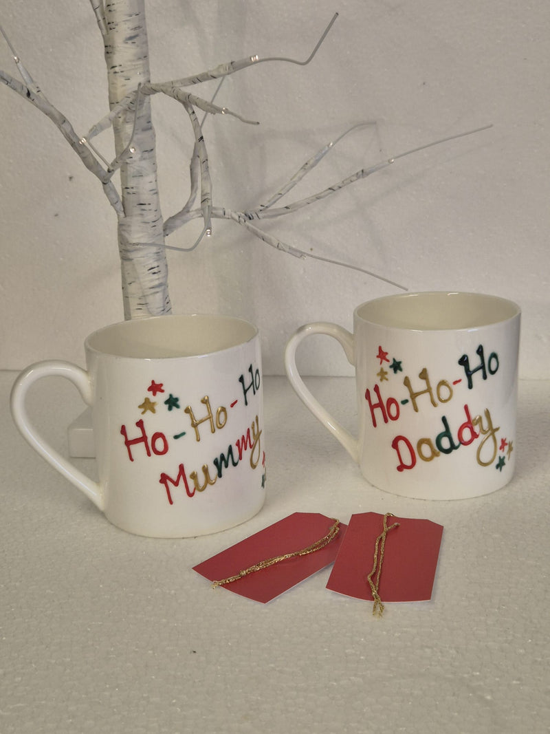 Hand Painted 1 Pint Fine Bone China Personalised Mummy Or Daddy Mug