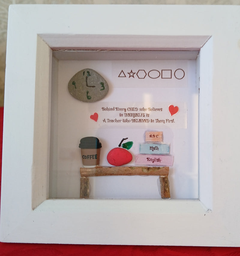 Teacher Pebble Art