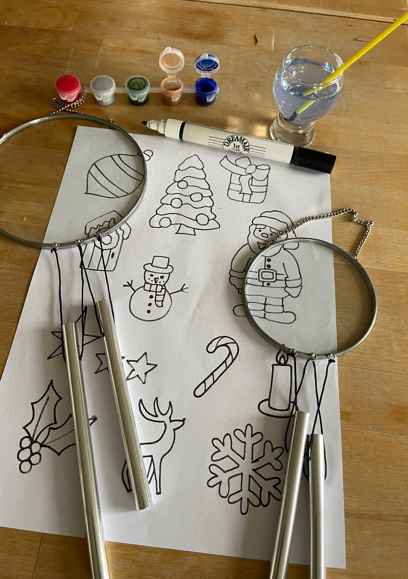 Paint Your Own Craft Kit 36 - 2 Christmas Chimes