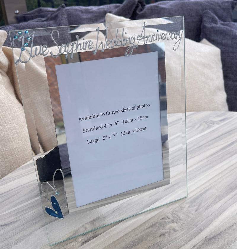 65th wedding anniversary photo frame