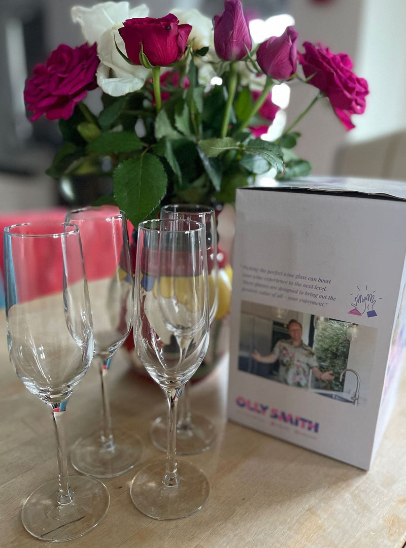 Olly Smith Champagne Glasses x 2