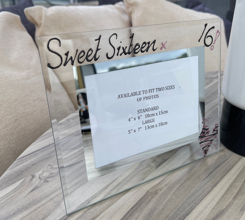 Sweet Sixteen - 16th Birthday Photo Frame Land