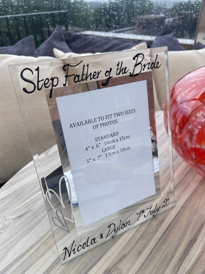 Step Father of the Bride Photo Fame Port (Hearts)