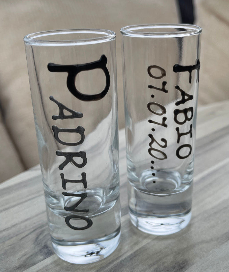 Personalised Padrino Shot Glass 