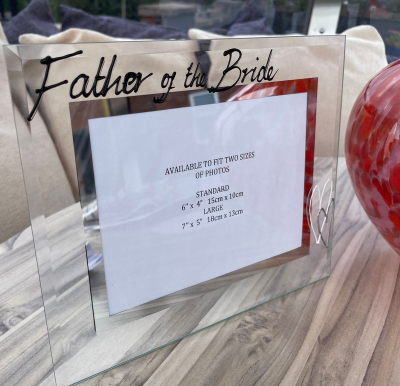 Father of the Bride Land Frame (Hearts)