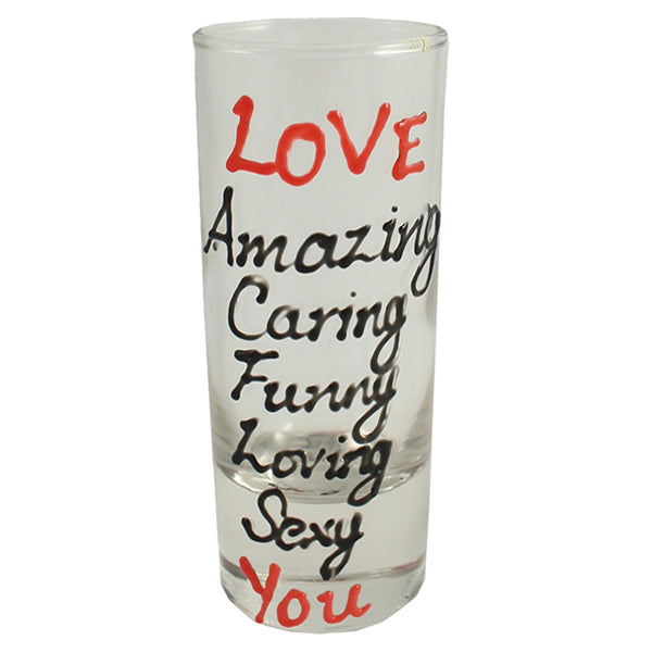 Love You Shot Glass