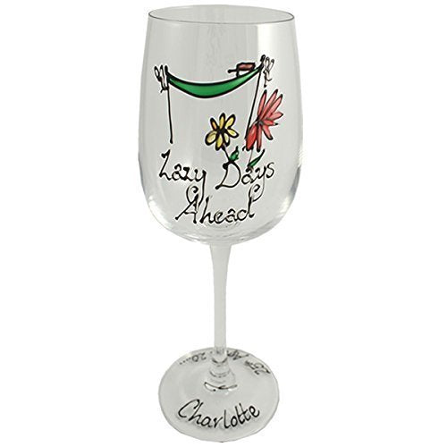 Personalised Retirement Wine Glass