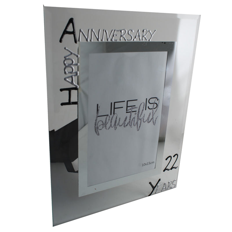 22nd wedding anniversary frame