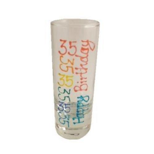35th Birthday Gift Shot Glass