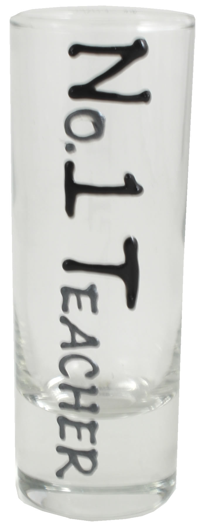 Teacher Shot Glass (Blk/Sil)