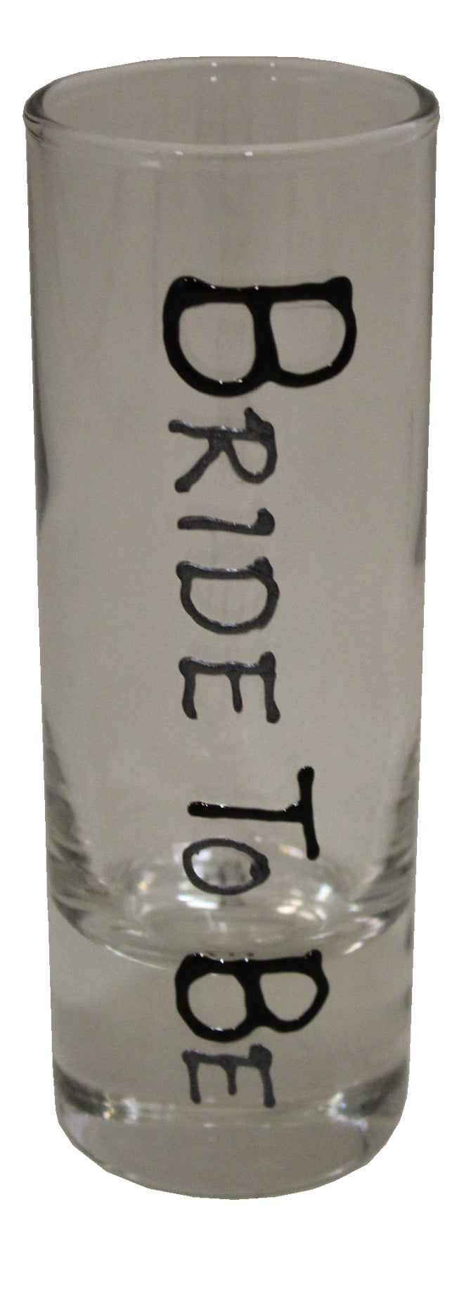 Bride to Be Shot Glass (Blk/Sil)