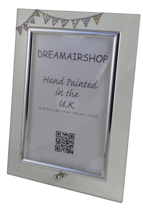 Baby Shower Portrait Frame (Bunting)