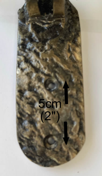 Highland Cow Door Knocker Measurements