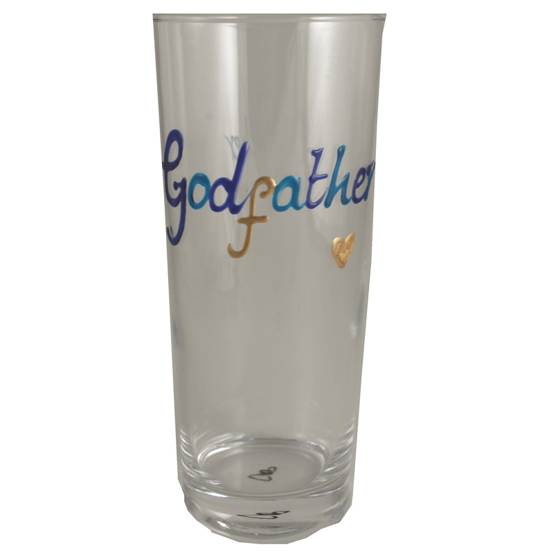 Godfather Gift Pint Glass: (Multicoloured)