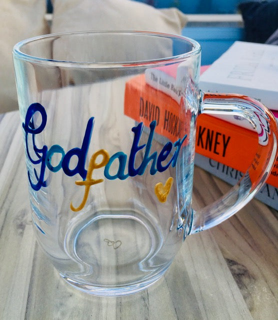 Personalised Tankard Pint Glass: (Multicoloured)