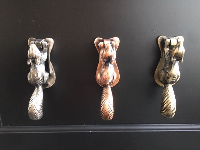 Squirrel Door Knocker Group