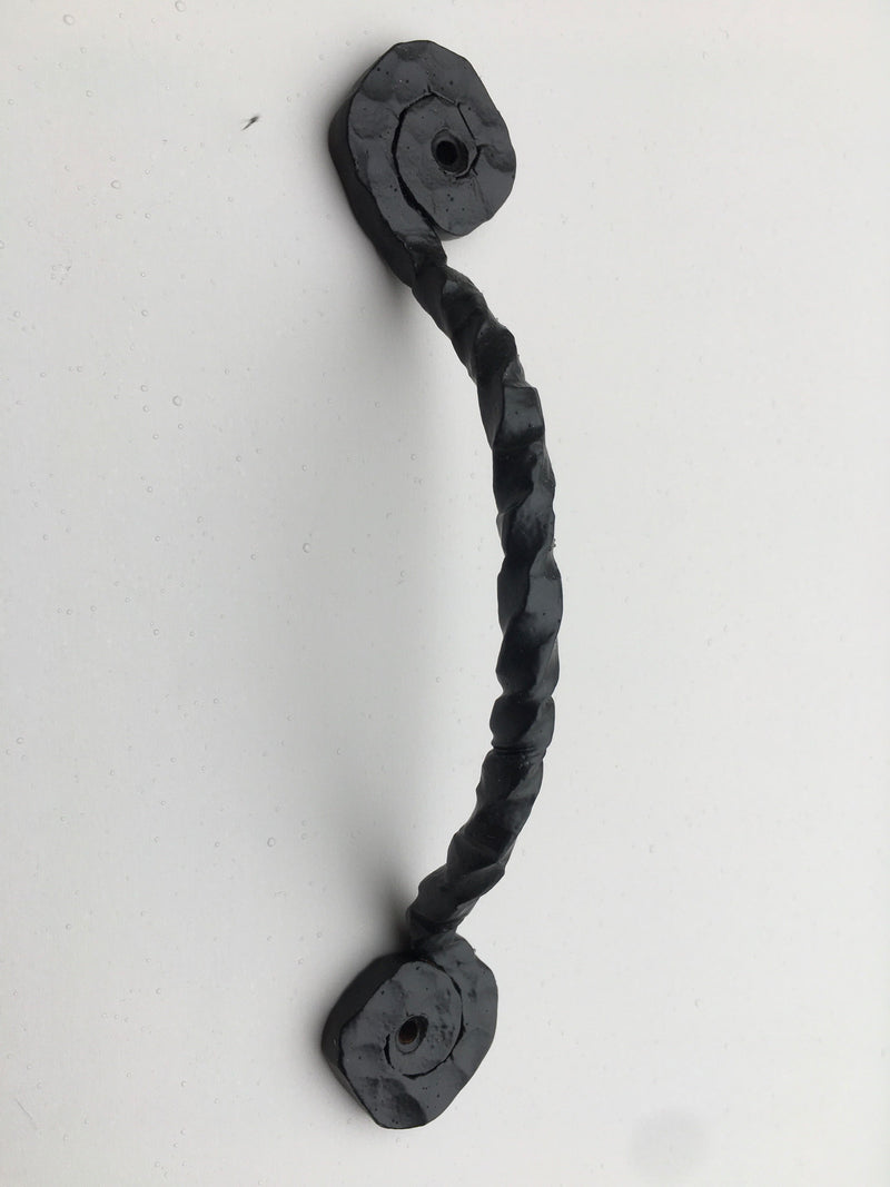 Black Powder Coated Iron Door Handle