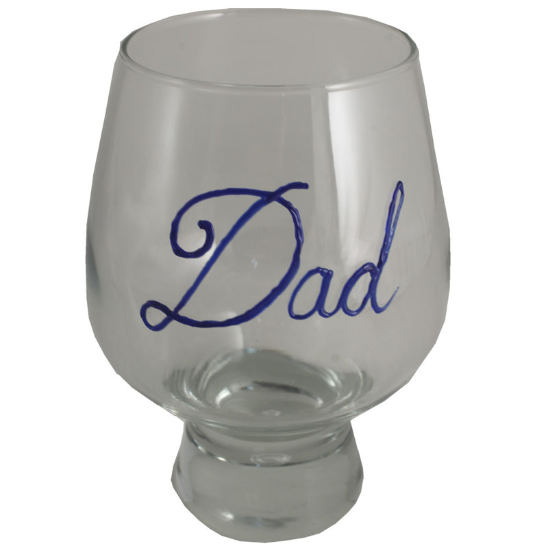 Personalised Beer Glass (Blue)