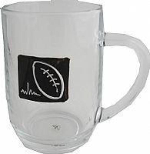 Rugby Tankard Glass