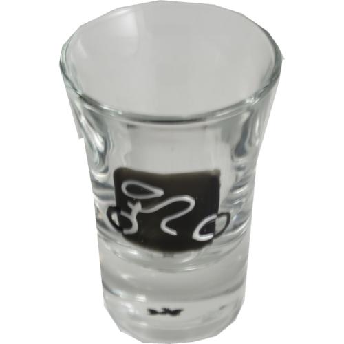 Cycling Design Tall Shot Glass: