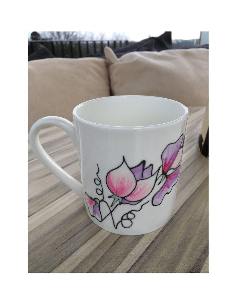 Sweet Pea Pint Mug