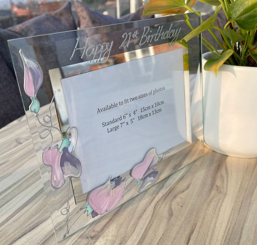 21st Birthday Photo Frame Land Sweet Pea
