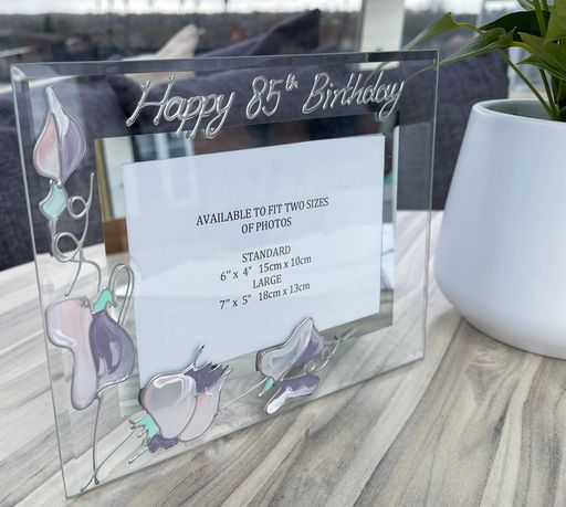 85th Birthday Photo Frame Land Sweet Pea