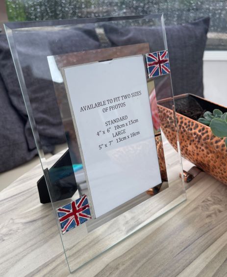 Union Jack Gift Photo Frame: Portrait