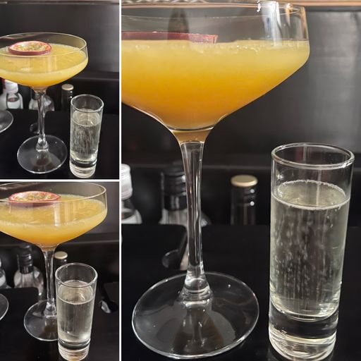 porn star cocktail glass set