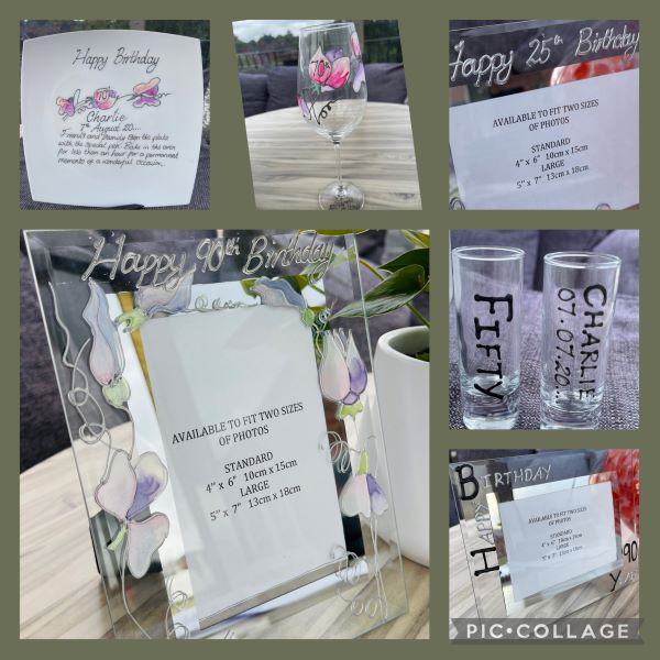 birthday hand painted personalised