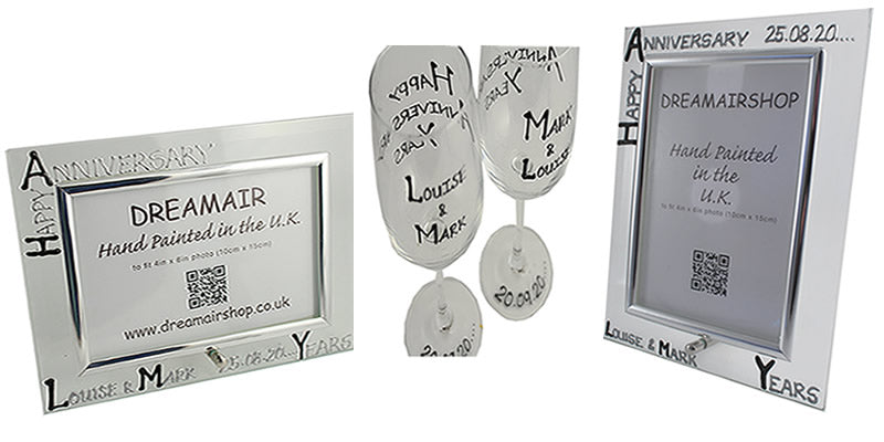 Designed Something NEW in our Black and Silver Wedding Anniversary Range