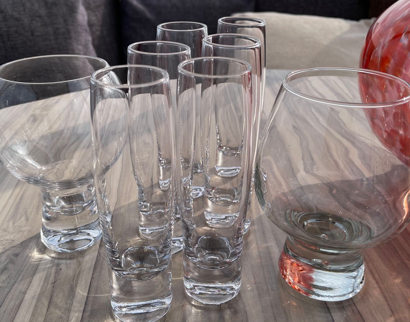 Undecorated Glassware