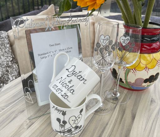 platinum and oak wedding anniversary