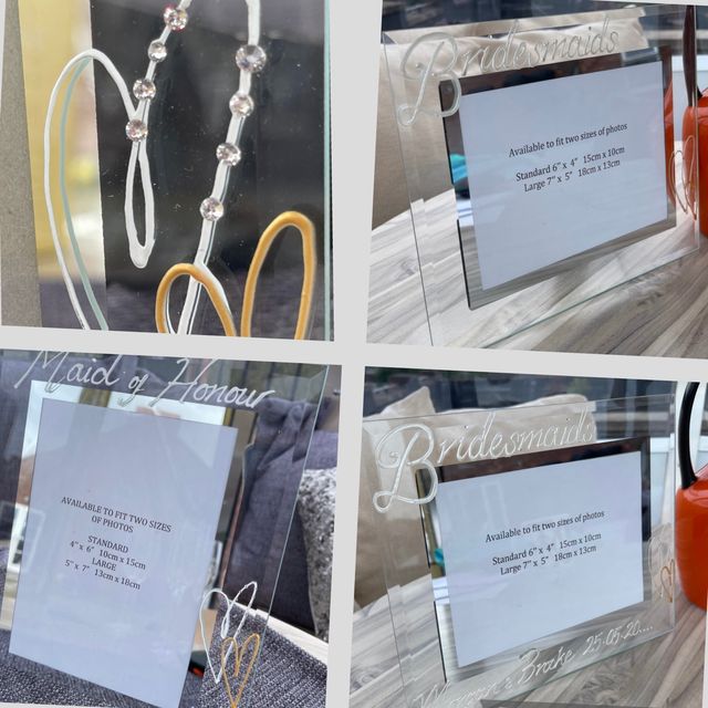 Hand painted wedding day best man bridesmaid usher gift ideas