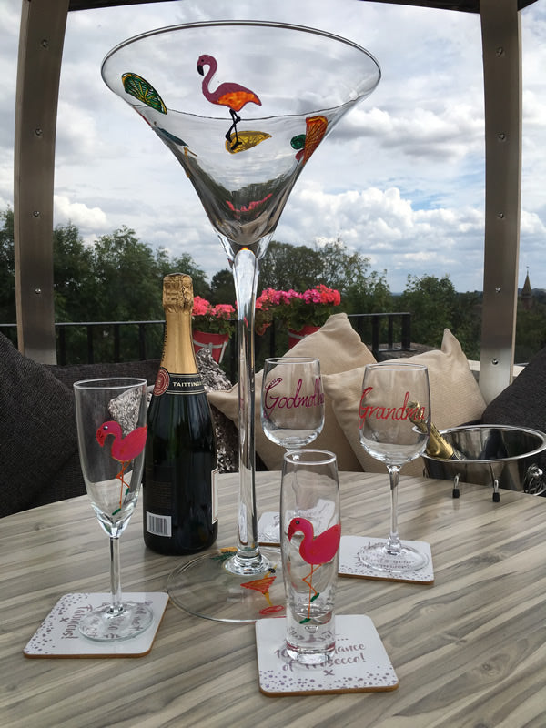 giant cocktail glass