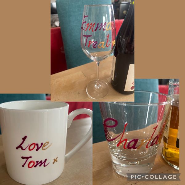 PERSONALISED CHINA AND GLASS