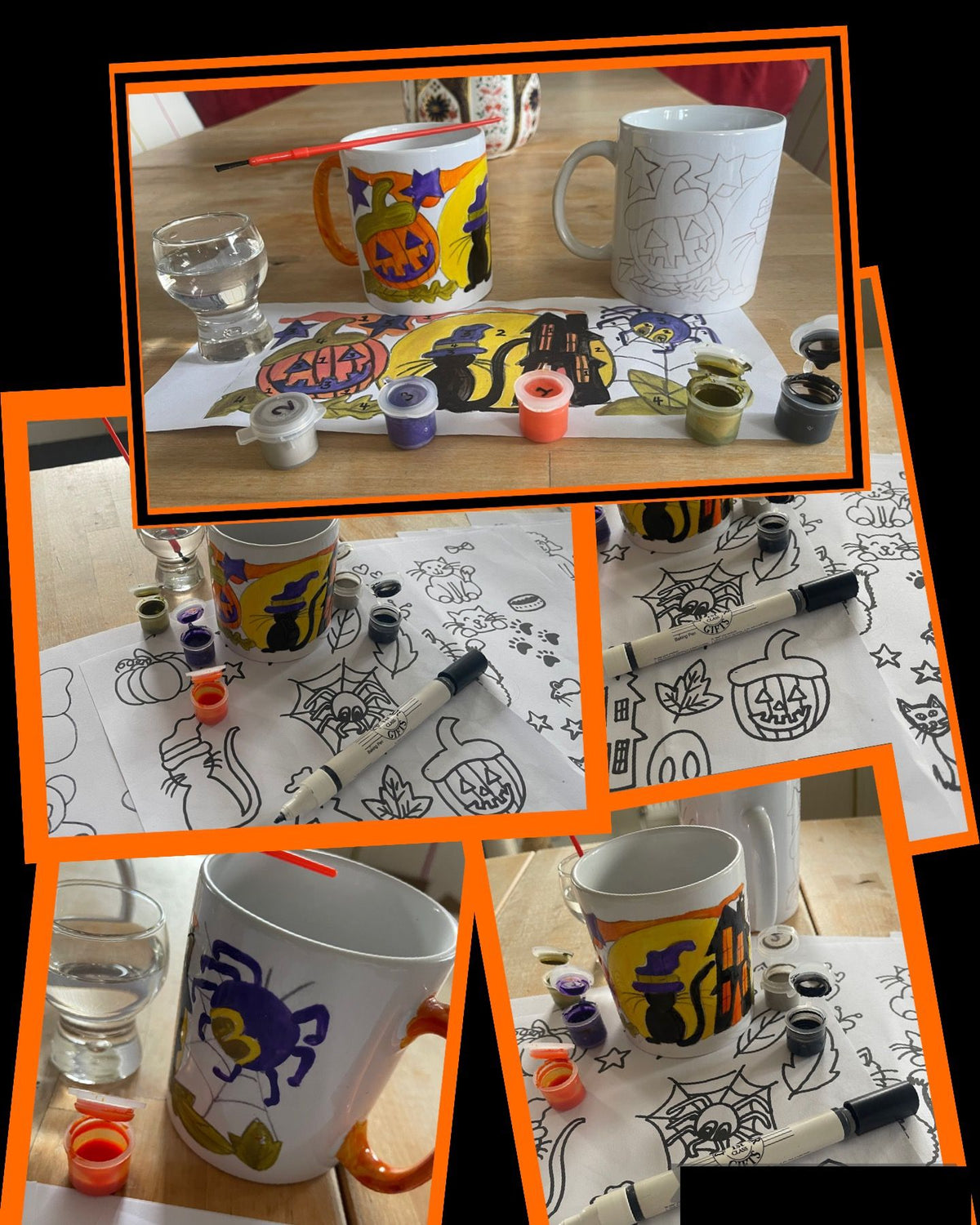 Our Paint by numbers & Paint your own range mugs