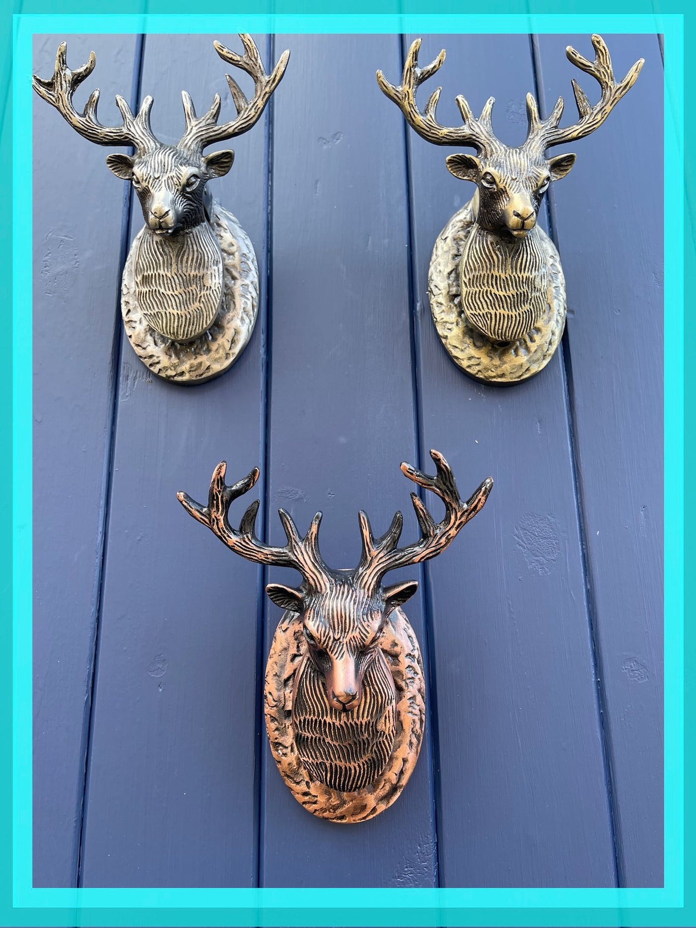 Our magnificent stag door knocker