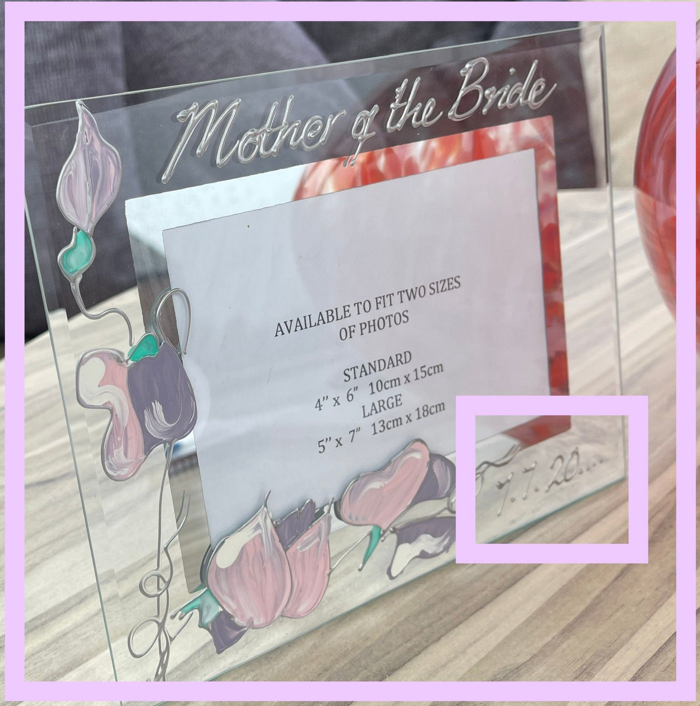 New Mother of the Bride Photo Frame