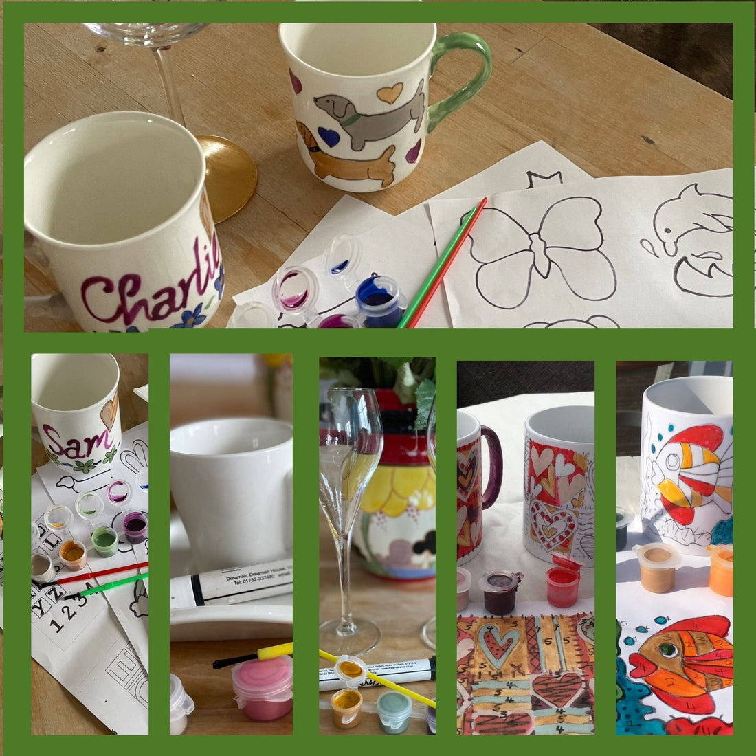 Our Paint your own craft kits