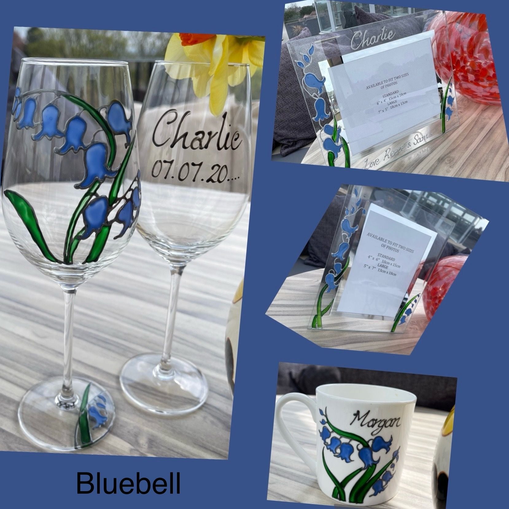 Hand painted Bluebell Gifts
