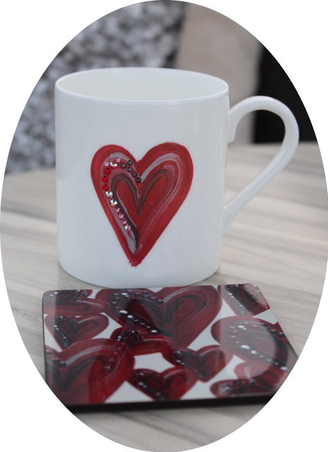valentine love gifts with swarovski crystals