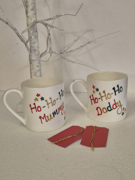 Hand Painted 1 Pint Fine Bone China Personalised  Mummy Or Daddy Mug