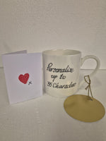Personalised Big Mug Big Love 1 Pint Fine Bone China Mug:
