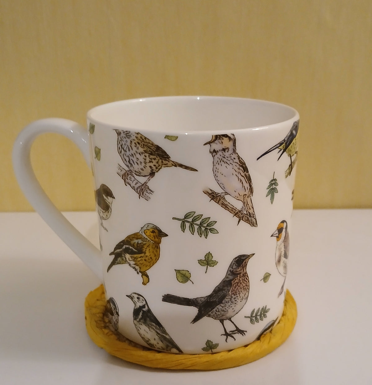 1 Pint Fine Bone China Birds Mug