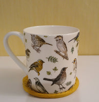 1 Pint Fine Bone China Birds Mug
