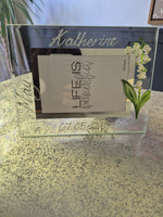 Flower Of  Month May Personalised/Non Personalised Landscape 2 sizes Lilly Of The Valley