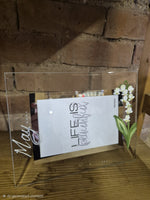 Flower Of  Month May Personalised/Non Personalised Landscape 2 sizes Lilly Of The Valley
